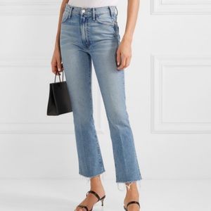 Mother Denim Jeans The Hustler Ankle Fray in Wicked Wash NWT  size 25